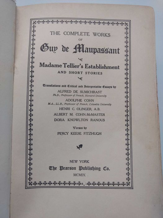 Vand carte veche din 1909