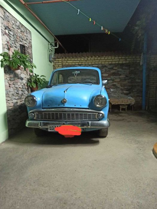 Москвич 407 голубой-белый