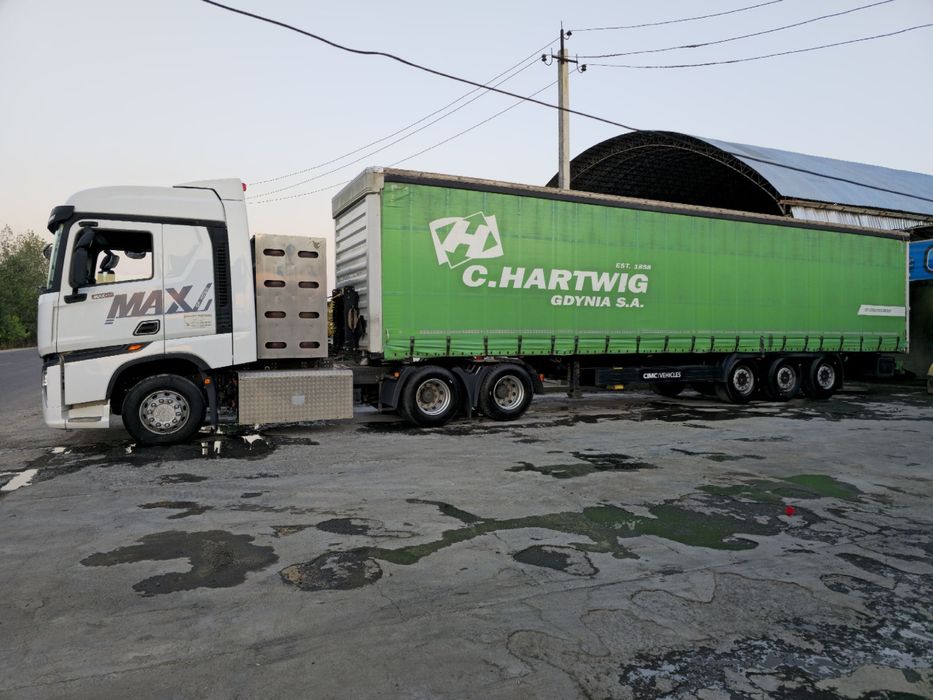 HOWO MAX 460 + CIMS Тентли Прицеп Сотилади