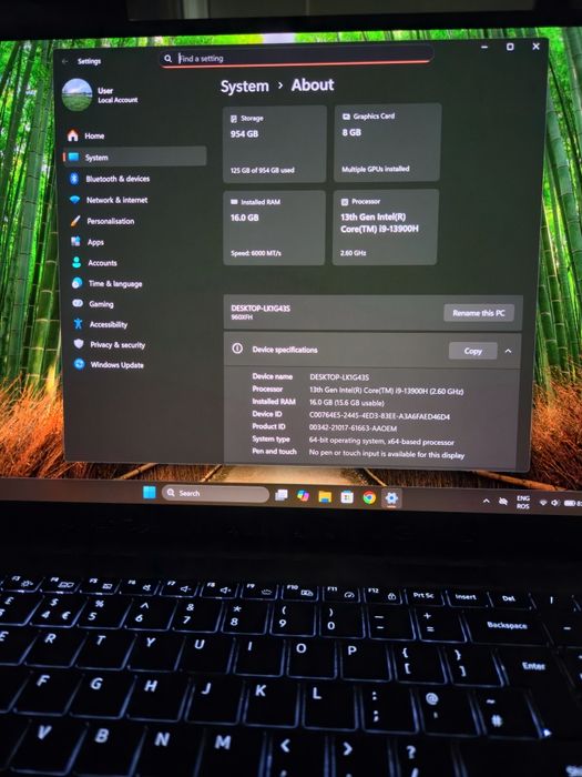 Laptop Samsung galaxy Book 3 / i9 / rtx 4070