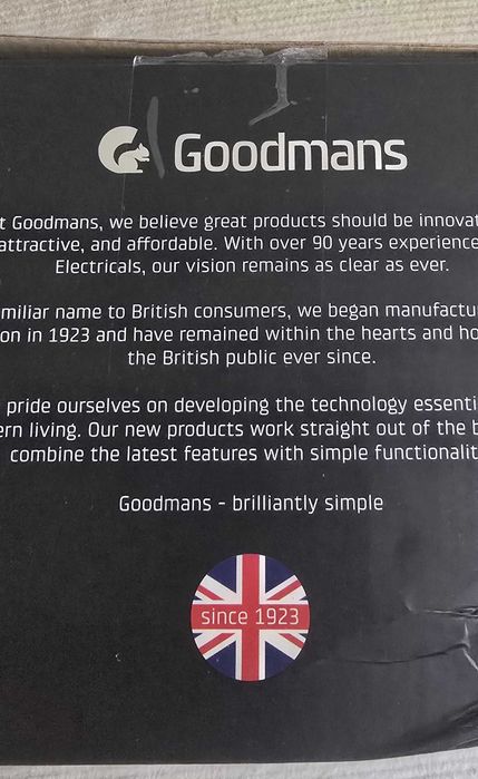 Мощна парти тонколона Goodmans, 60W,  с батерия, USB playback, 3,5 мм порт. Цена - 15 евро