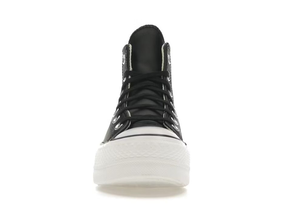 Converse Chuck Taylor All Star Lift Hi Black Leather - Чисто нови