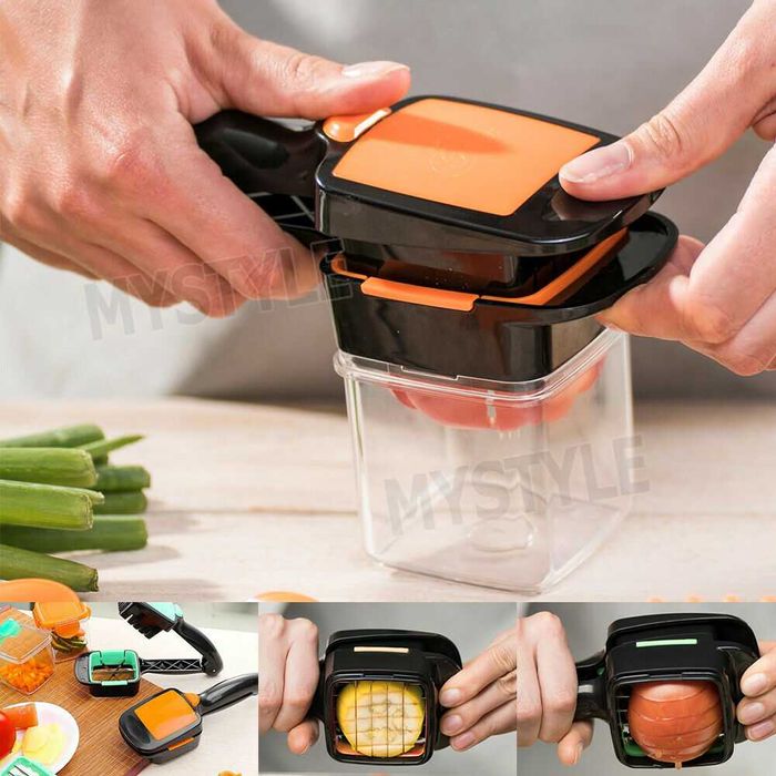 5 în 1 Dispozitiv de sectionare rapida fructe si legume. Nou ambalat