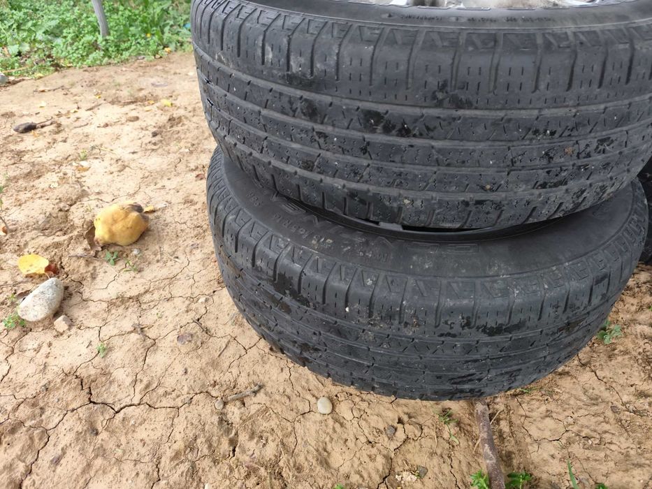 Jante aliaj originale NISSAN cu anvelope CONTINENTAL 215/65/r16.dot 17