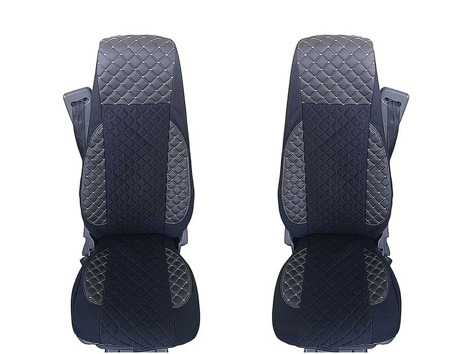 Калъфи за седалки за Volvo FH3 FE FL FM Волво до 2014 от кожа и велур