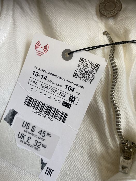 Zara детски дънки широки