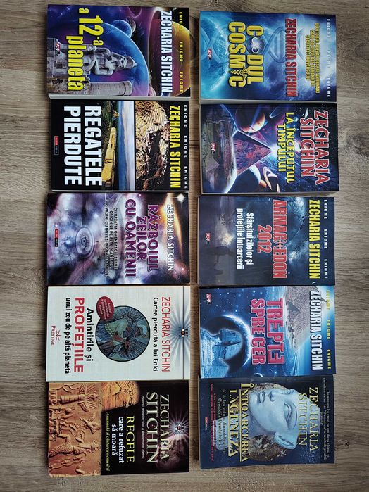 Zecharia Sitchin – ciclul Cronicile pamantului, 8 vol +2 titluri
