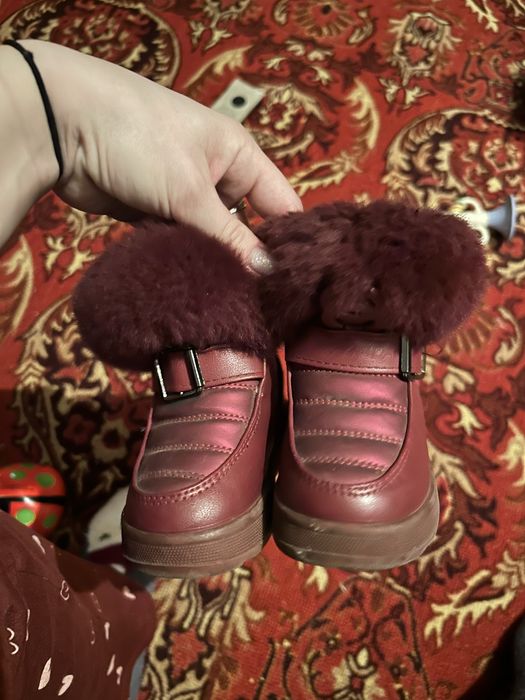 Зимние сапоги на девочку 23 размер