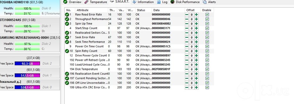 HDD disk sotiladi holati zo'r