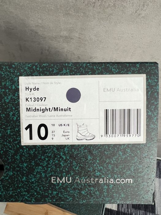 Детски непромокаеми зимни ботуши Emu Australia с естествена вълна 27