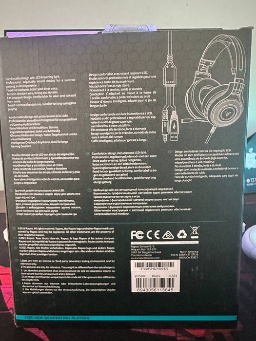 Игровые наушник Rapoo VH520C
