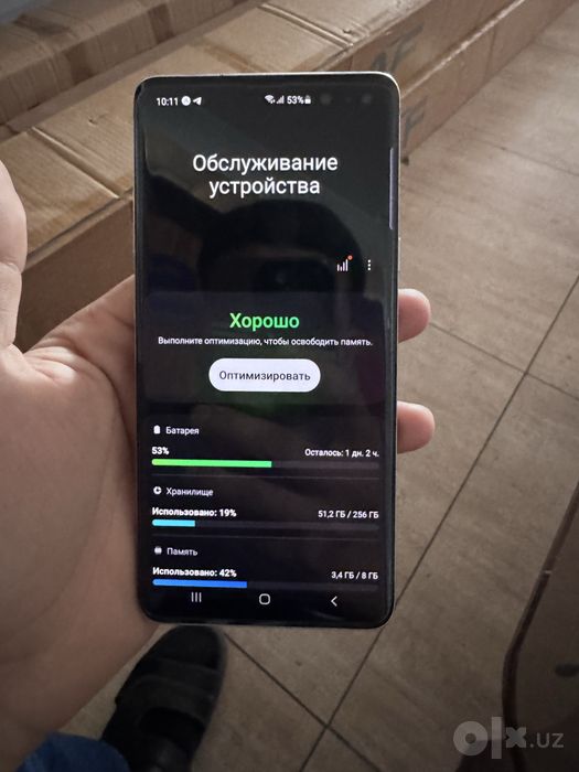 Samsung S10+5g xotira 8/256