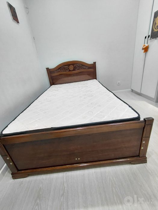 Кровать 120х200 деревянная