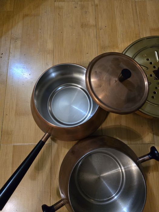 Vase din arama si incalzitor