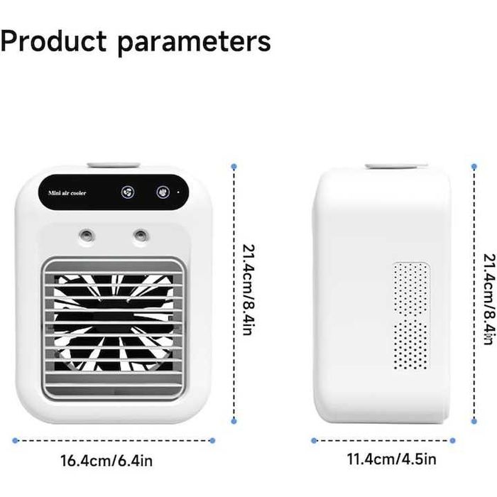 Мини преносим въздушен охладител и овлажнител (Mini Air Cooler) - Нов