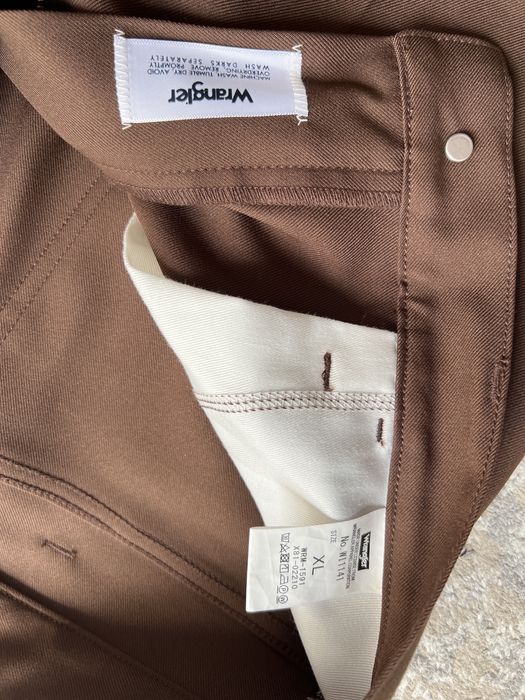 Брюки Wrangler клёш  коричневые, XL
