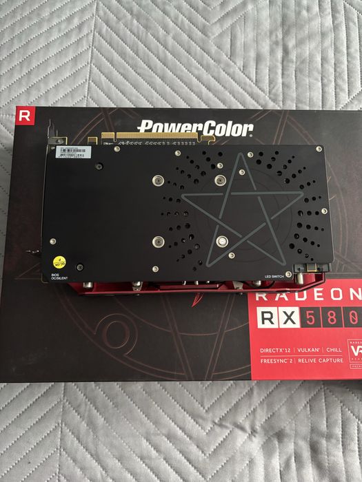 Видеокарта PowerColor RX 580 8GB гр. Русе Център • OLX.bg