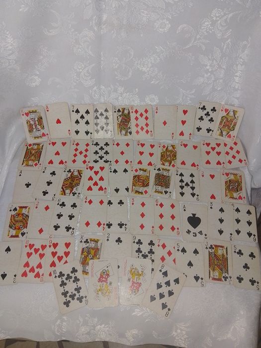 Стари  Редки Мини Карти за Игра, , Ретро Карти - 54бр.