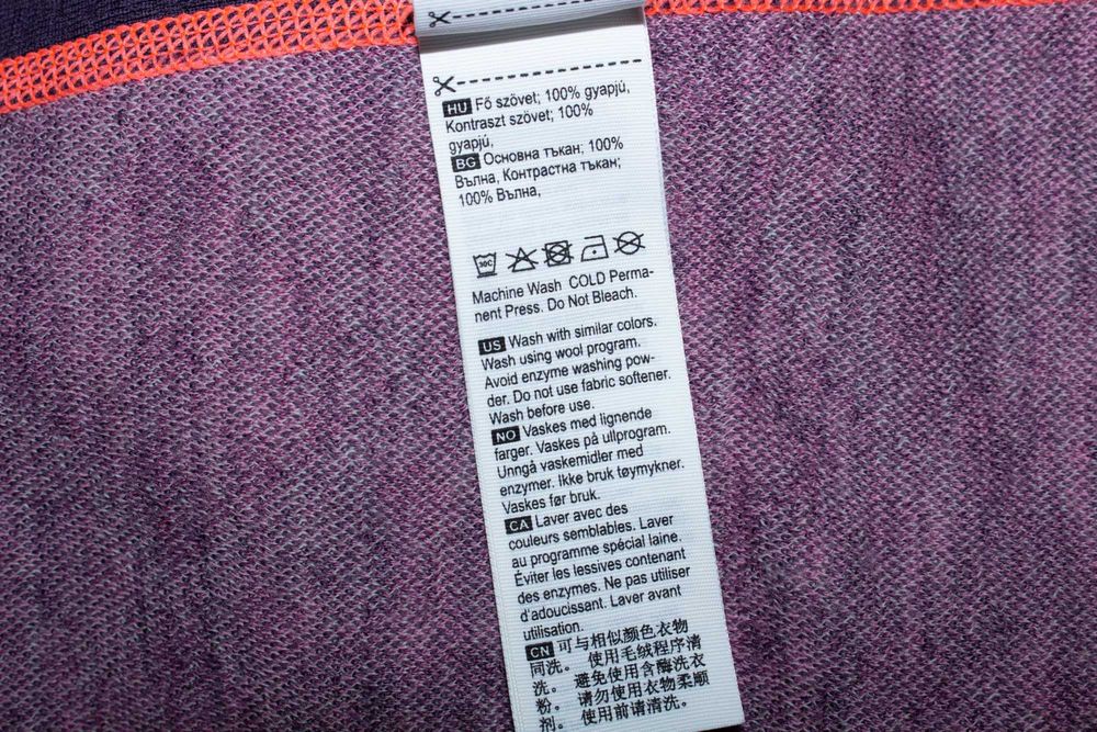 Kari Traa дамска блуза с цип и качулка термо бельо мериносна вълна S