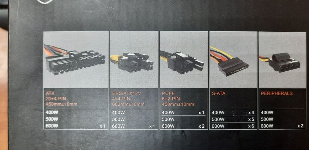 Блок питание HuntKey 550 Watt.
