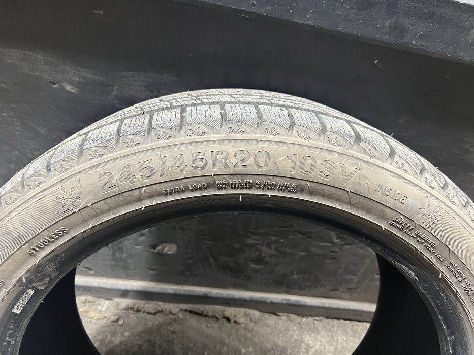 Продам шины лепучка triangle 245/45 r20