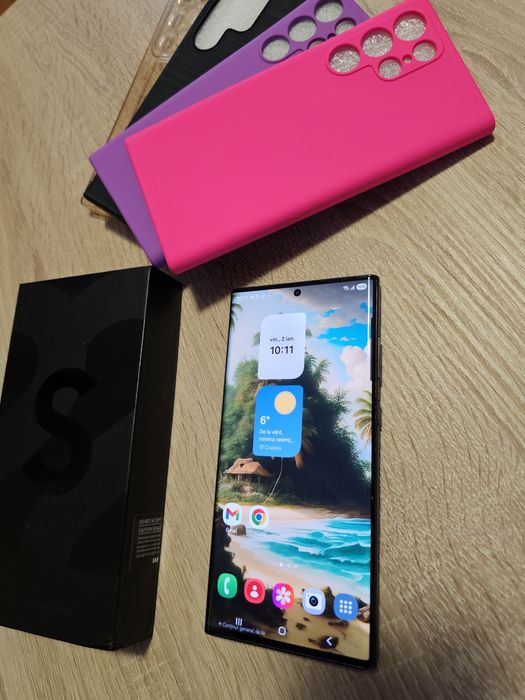 Samsung S22 Ultra IMPECABIL + huse