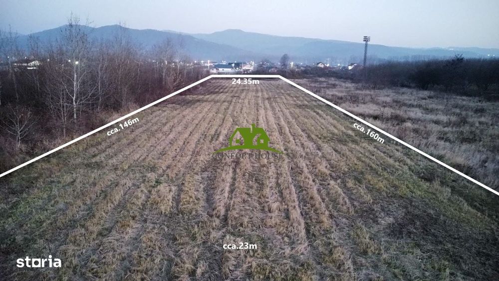 Teren Intravilan -plat-utilitati- Bujoreni la 3km de Nord RM.VL