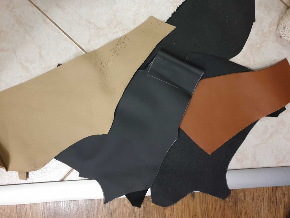 Парчета естествена кожа за изработка на кожени изделия