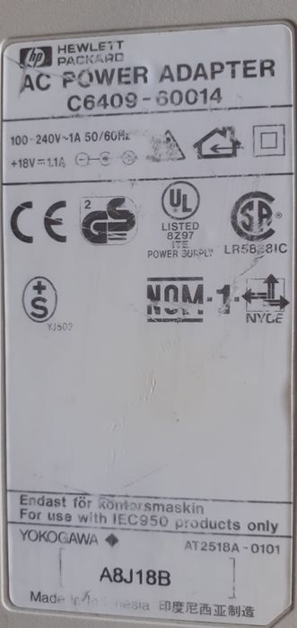 Адаптор захранване за лаптоп