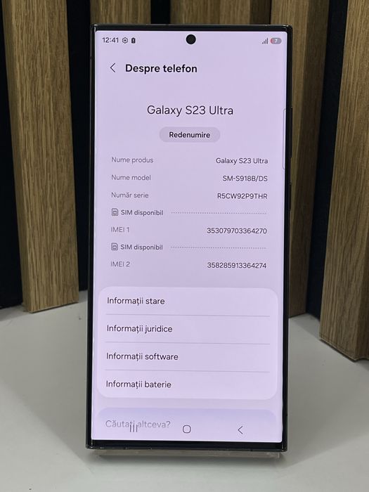 Samsung S23 Ultra 256Gb 8Gb ram Garantie / Factura #60201