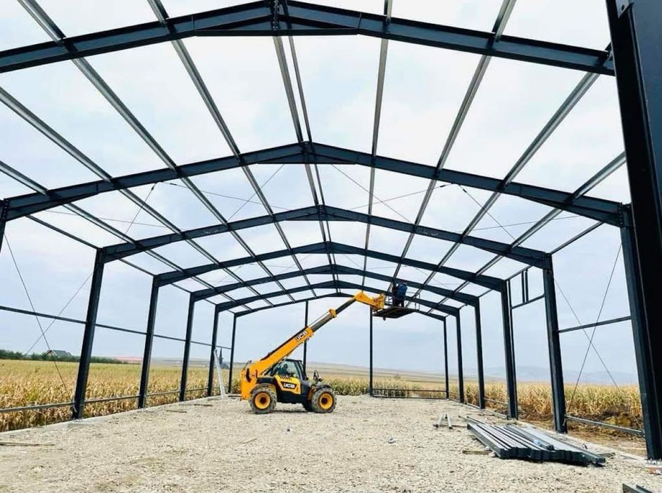 Vând hală metalică 10 m cu 15 m cu 4 m
