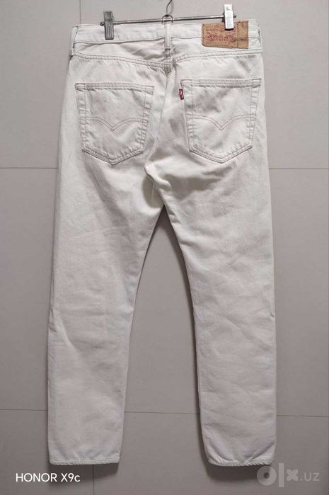Levi's 501 Белые Джинсы / W31 / Y2K. Винтаж. Редкость.