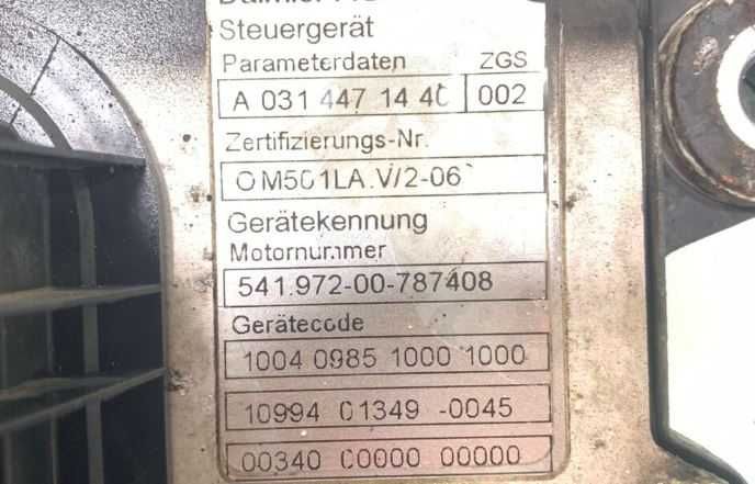Motor complet Mercedes OM501LA 360 euro 5 - piese/dezmembrari Mercedes
