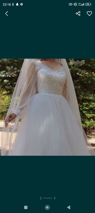 Продам свадебное платье