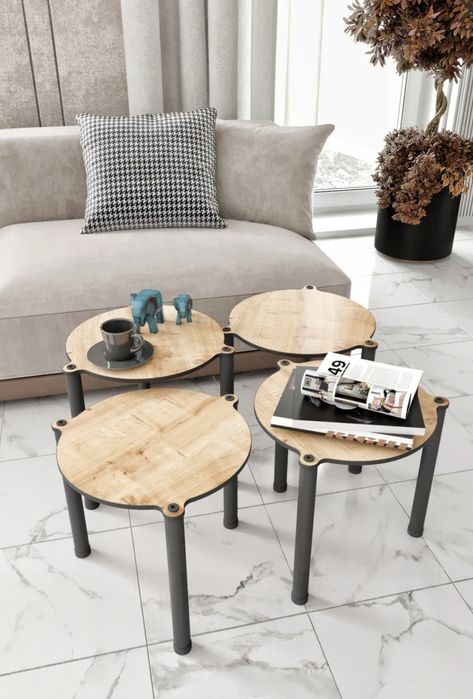 Маса 4 броя (помощна) от МДФ