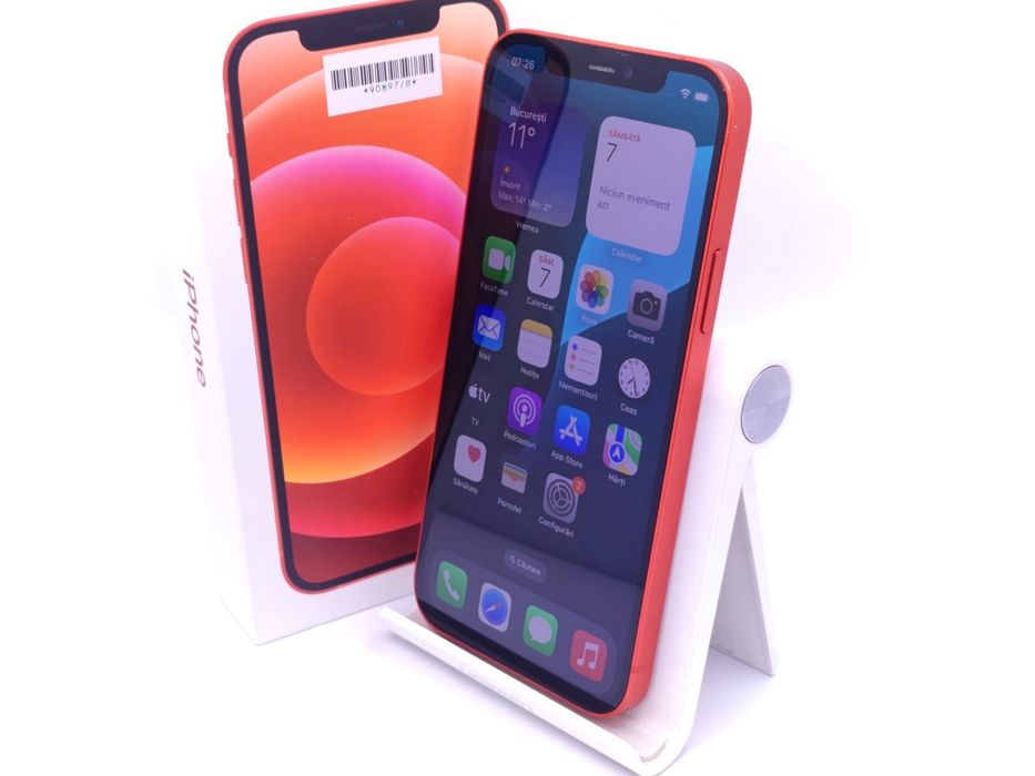 Apple iPhone 12 128GB Red 4GB Single SIM, Garantie 24 luni | #D90897