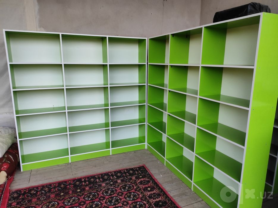 Dukon uchun rasta mebel stellajlar