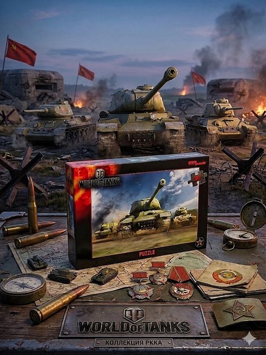 World of Tanks. Пазлы Коллекционные от Wargaming.