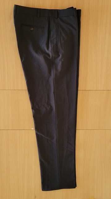 Pantaloni barbati stofa maro inchis cafea 52 L-XL 94cm