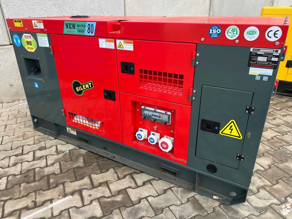 Generator diesel Ashita - 80 KVA , Silentios (Nou 2025)