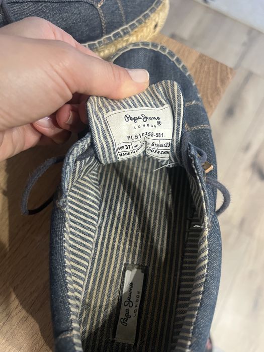 Дънкови еспадрили pepe jeans