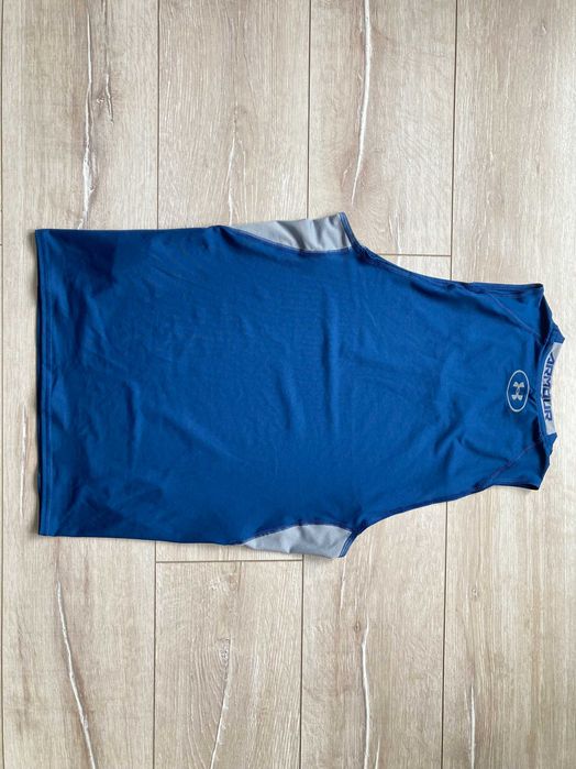 НОВ Under Armour Heat Gear Compression потник тениска без ръкави L