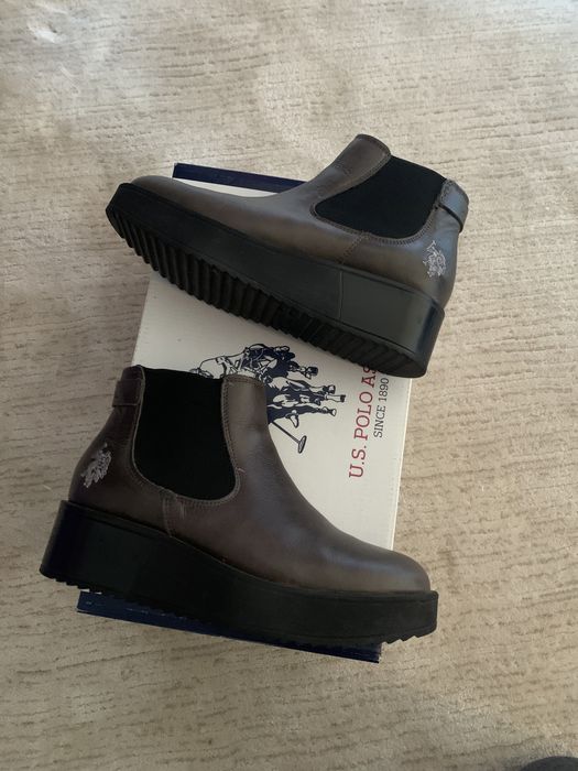 Polo Assn обувки естествена кожа