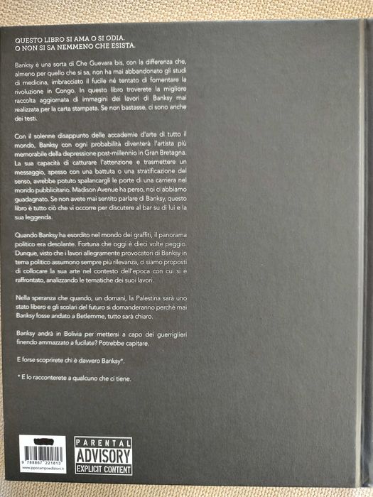 Carte-BANKSY. Sunteți o amenințare de un nivel acceptabil