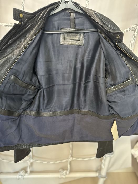 Кожаная куртка 46 s Massimo Dutti