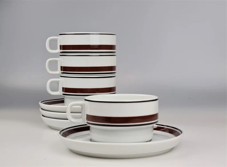 Ретро сервиз чаени чаши ИКЕА