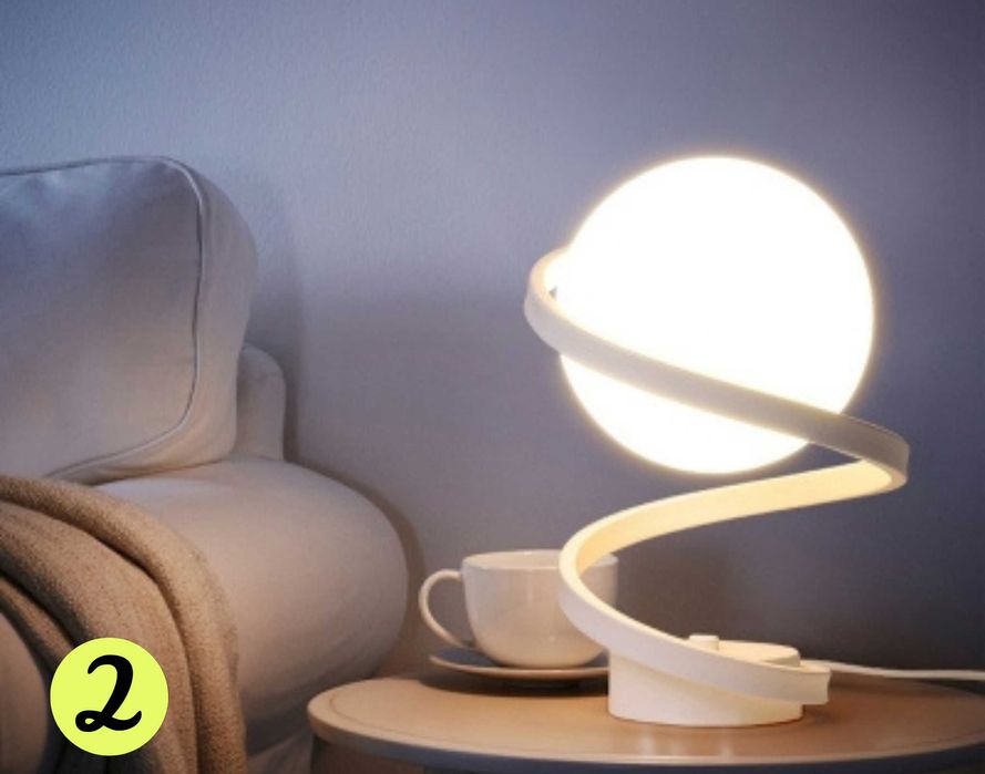 Светильник  для спальни Ночник Светильник луна настольный 3 модели