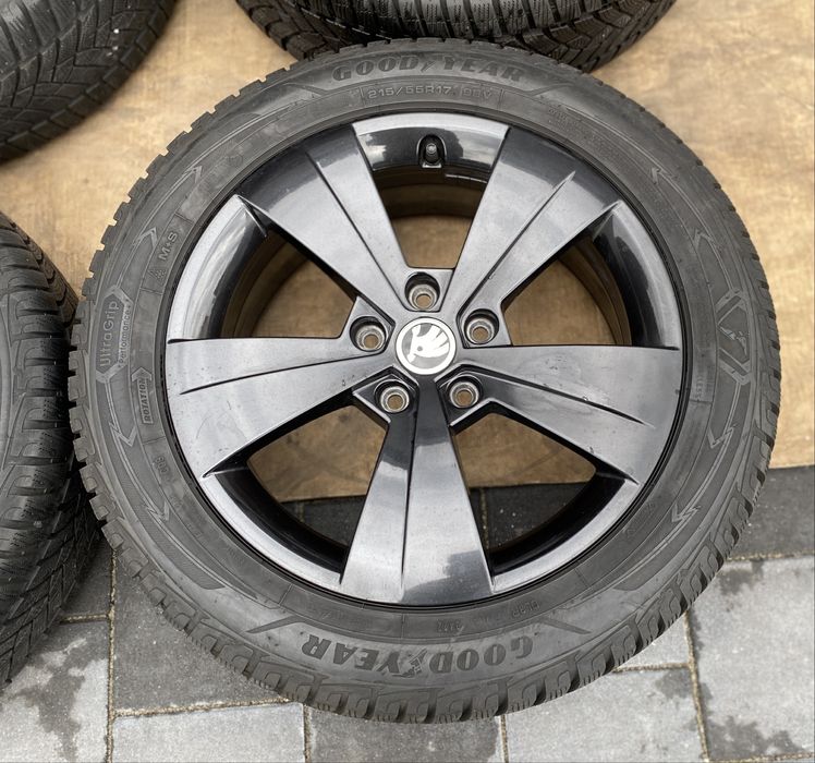 Roti iarna 17 Skoda Superb 215/55R17 Good Year DOT2022