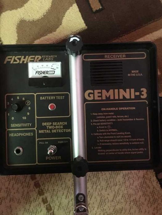 металлоискатель Fisher Gemini 3