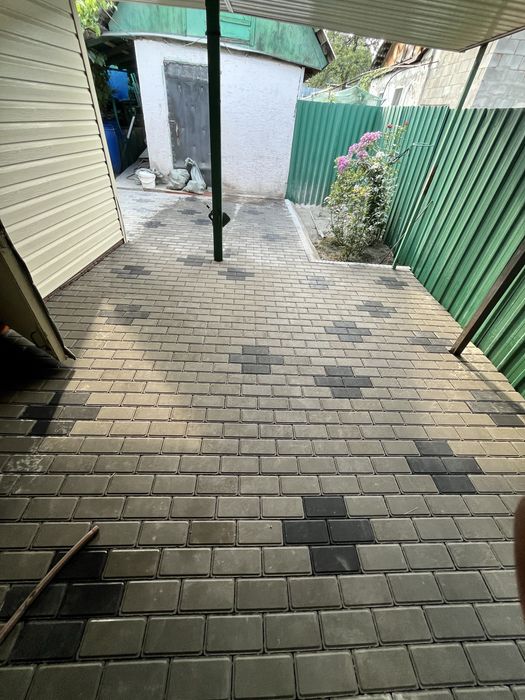 Укладка брусчатки